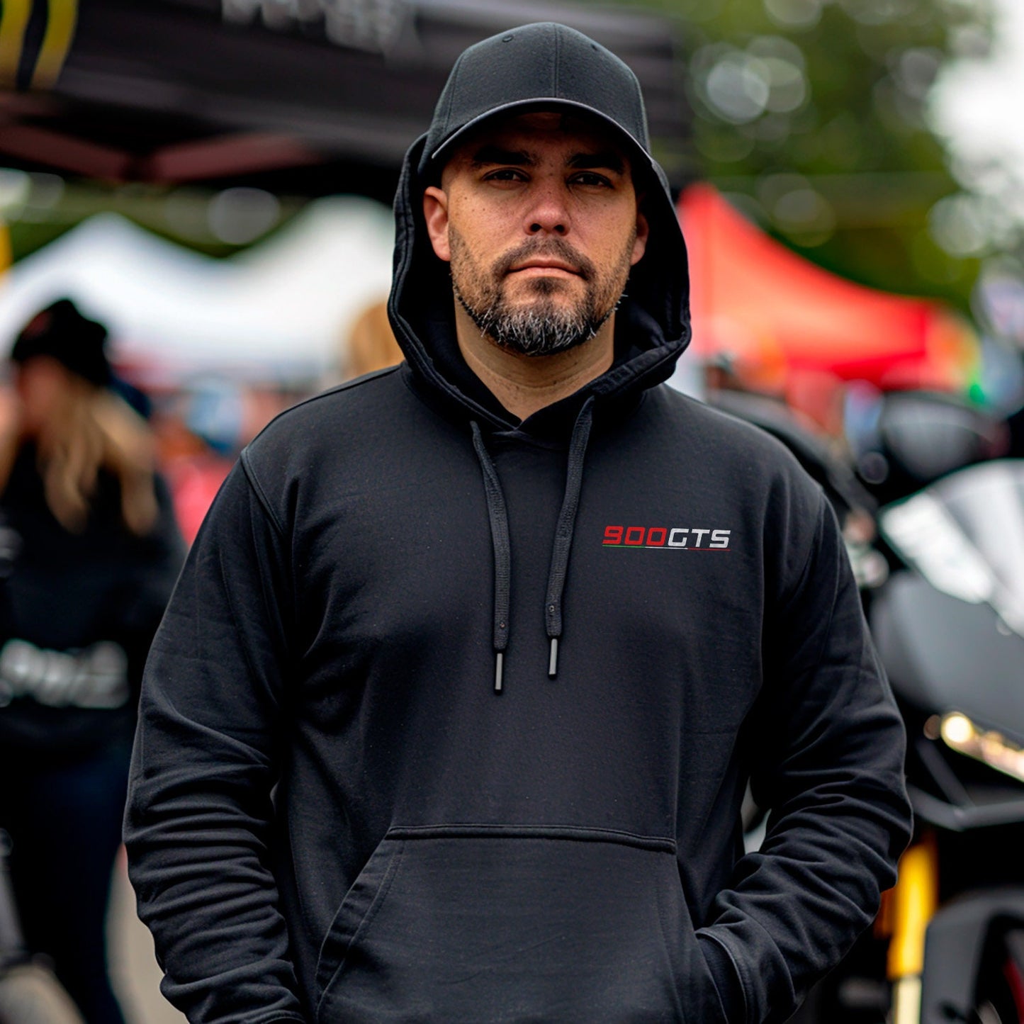 Ducati 900 GTS Inspired Hoodie - Motorcycle Sweatshirt for Riders