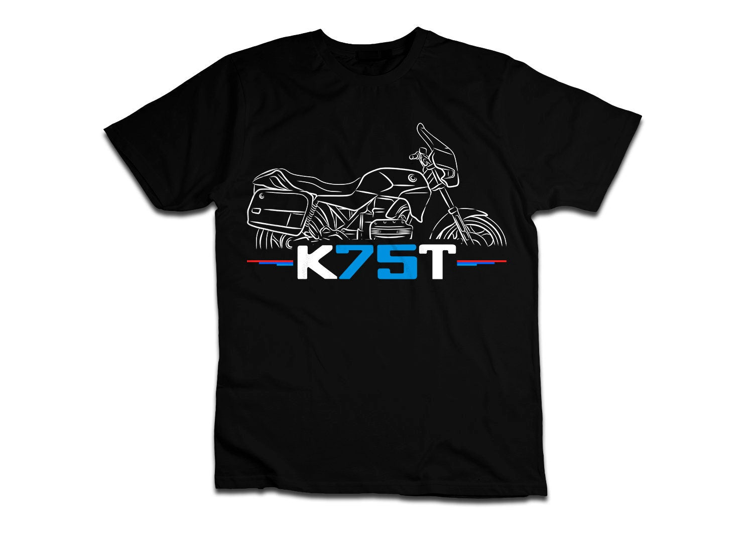 BMW K75T T-Shirt - Motorcycle Tee Shirt for Motorrad Riders