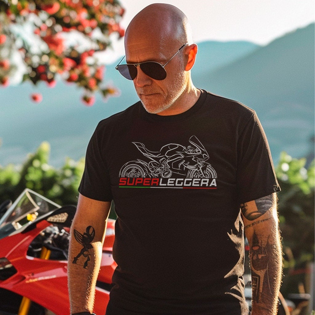 Ducati Superleggera Inspired T-Shirt - Motorcycle Tee Shirt for Riders