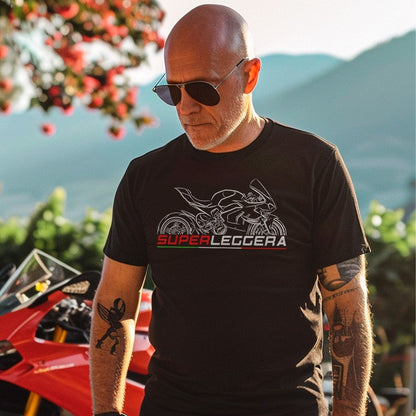 Ducati Superleggera Inspired T-Shirt - Motorcycle Tee Shirt for Riders