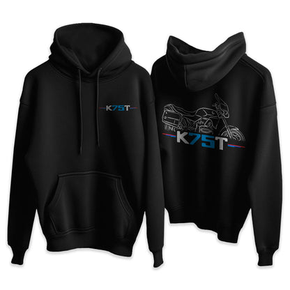 BMW K75T Hoodie - Motorcycle Sweatshirt for Motorrad Riders