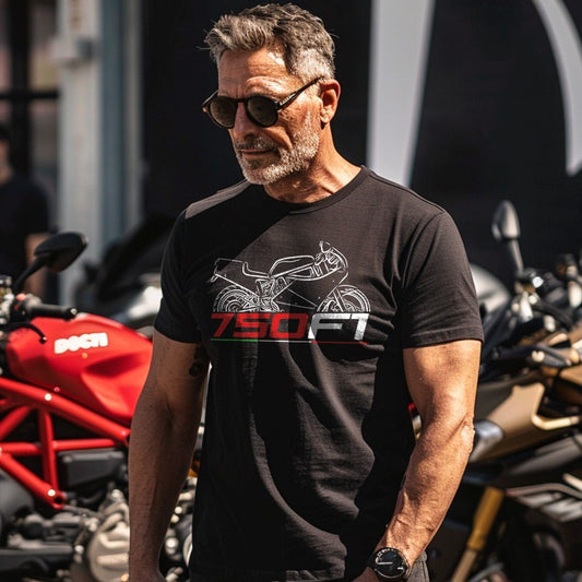 Ducati 750 F1 Inspired T-Shirt - Motorcycle Tee Shirt for Riders