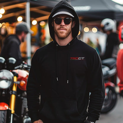 Ducati 750 GT Inspired Hoodie - Motorcycle Sweatshirt for Riders