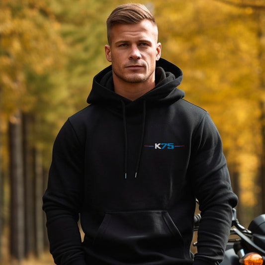 BMW K75 Hoodie - Motorcycle Sweatshirt for Motorrad Riders