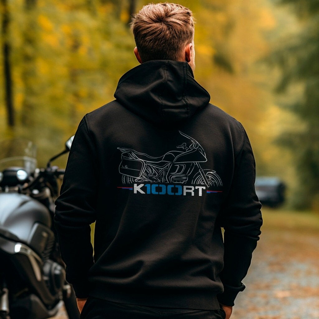 BMW K100 RT Hoodie - Motorcycle Sweatshirt for Motorrad Riders