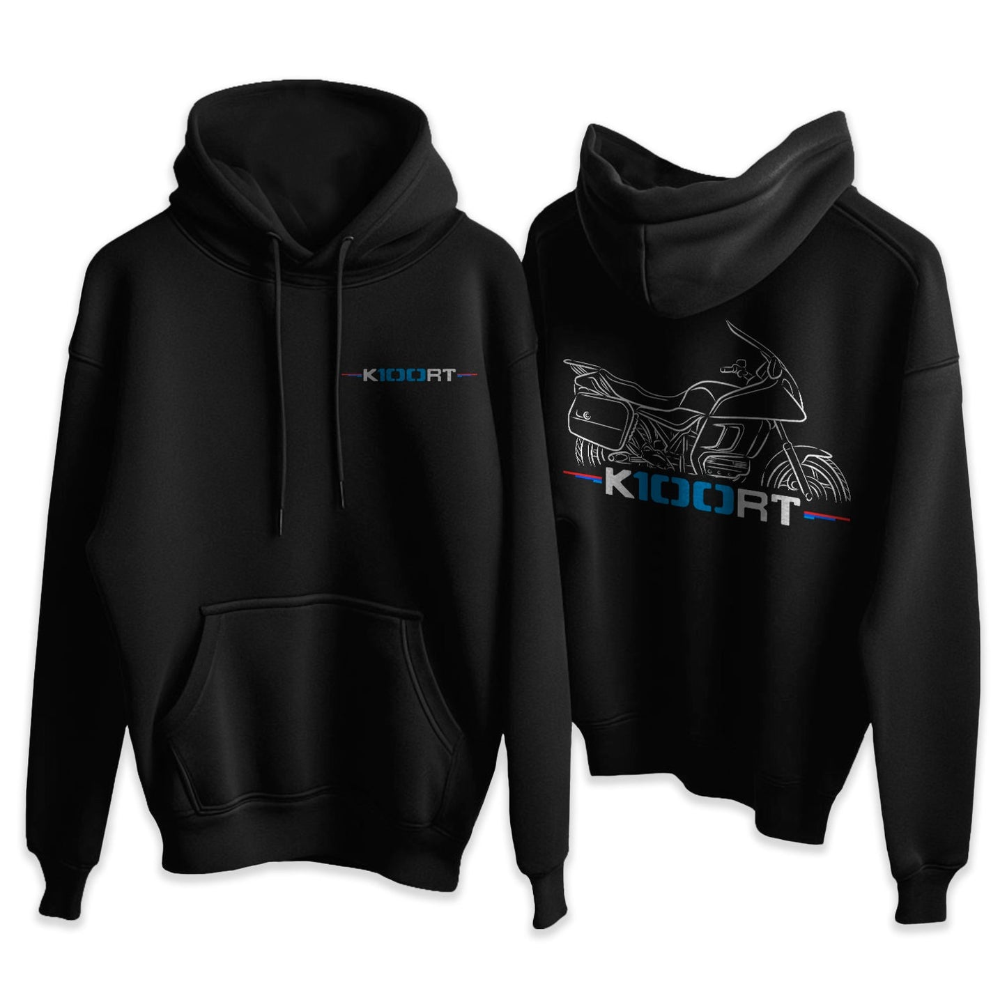 BMW K100 RT Hoodie - Motorcycle Sweatshirt for Motorrad Riders