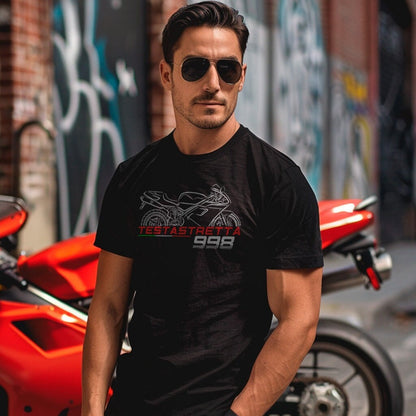 Ducati 998 Inspired T-Shirt - Motorcycle Tee Shirt for Riders