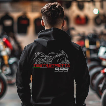 Ducati 999 Inspired Hoodie - Motorcycle Sweatshirt for Riders