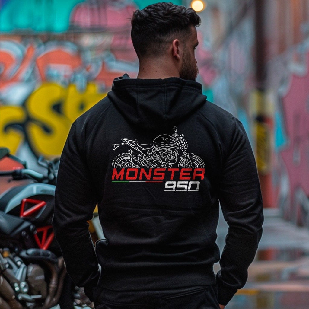 Ducati Monster 950 Inspired Hoodie - Motorcycle Sweatshirt for Riders