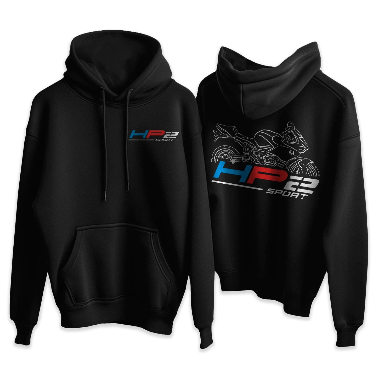 BMW HP2 Sport Hoodie - Motorcycle Sweatshirt for Motorrad Rider