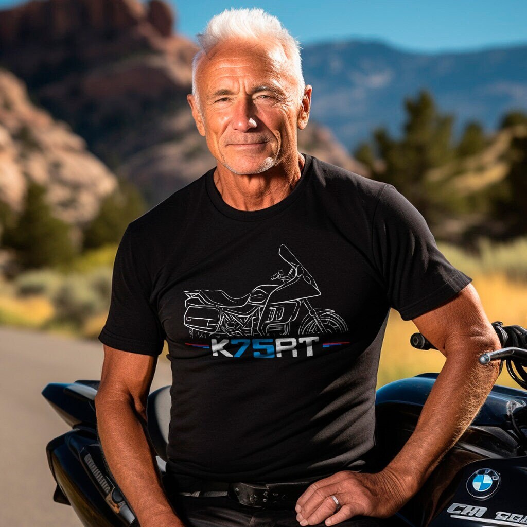 BMW K75 RT T-Shirt - Motorcycle Tee Shirt for Motorrad Riders