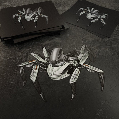 Can-Am Spyder ST 2014-16 Stickers - Set of 3 Motorcycle Decals for Riders