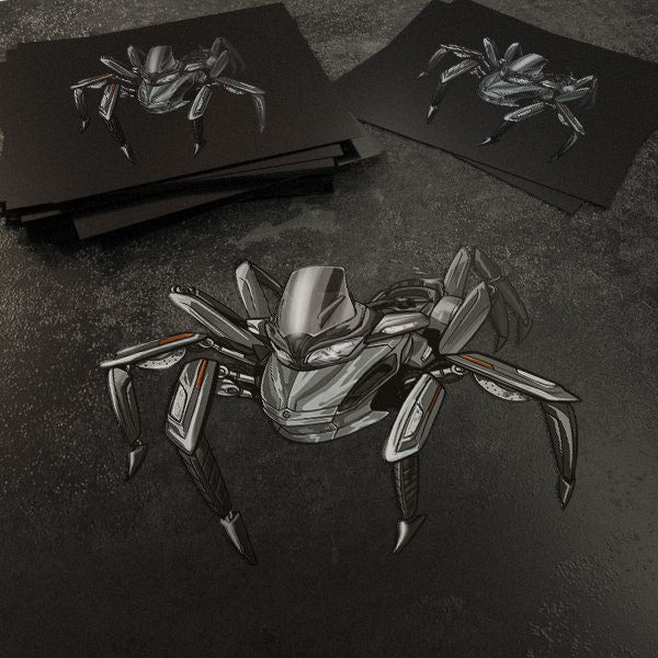 Can-Am Spyder ST 2014-16 Stickers - Set of 3 Motorcycle Decals for Riders