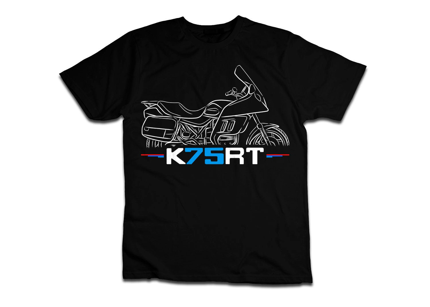 BMW K75 RT T-Shirt - Motorcycle Tee Shirt for Motorrad Riders