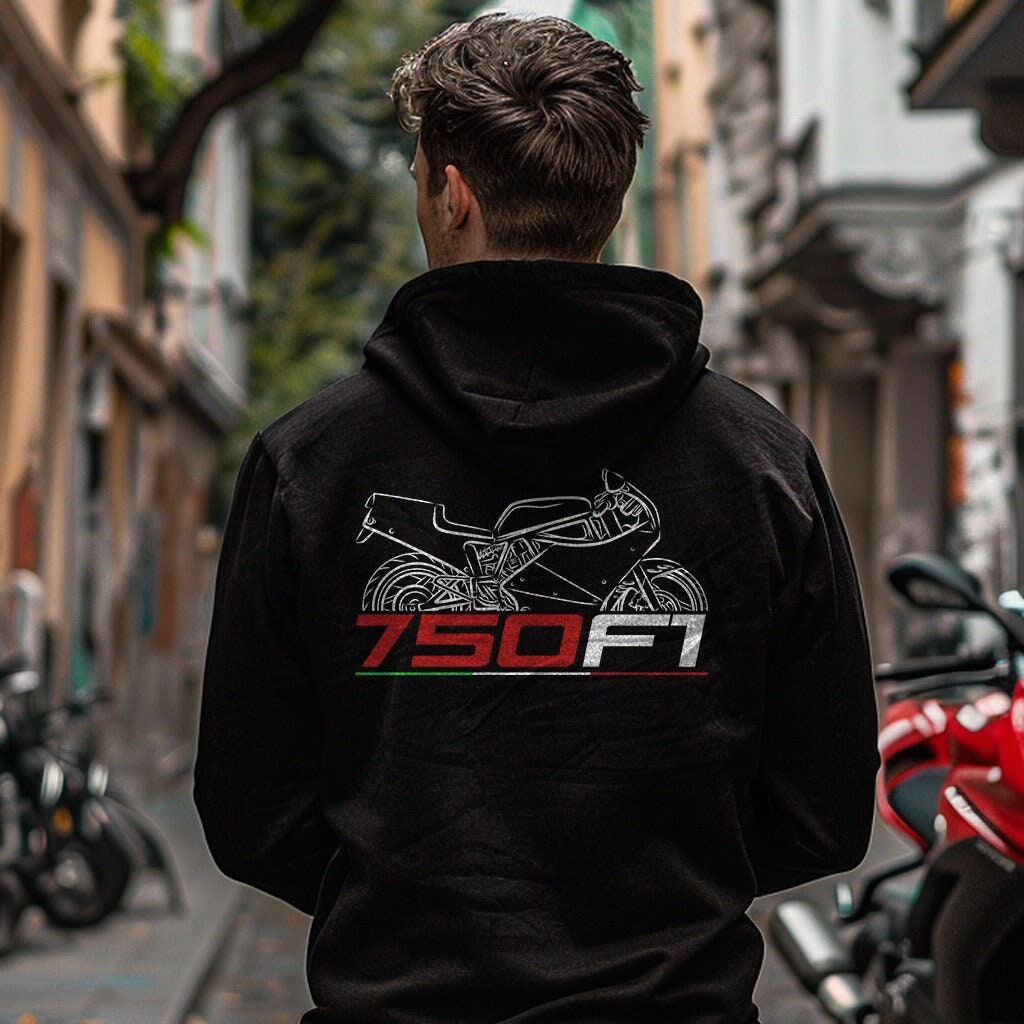Ducati 750 F1 Inspired Hoodie - Motorcycle Sweatshirt for Riders