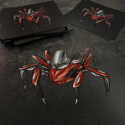 Can-Am Spyder ST 2014-16 Stickers - Set of 3 Motorcycle Decals for Riders