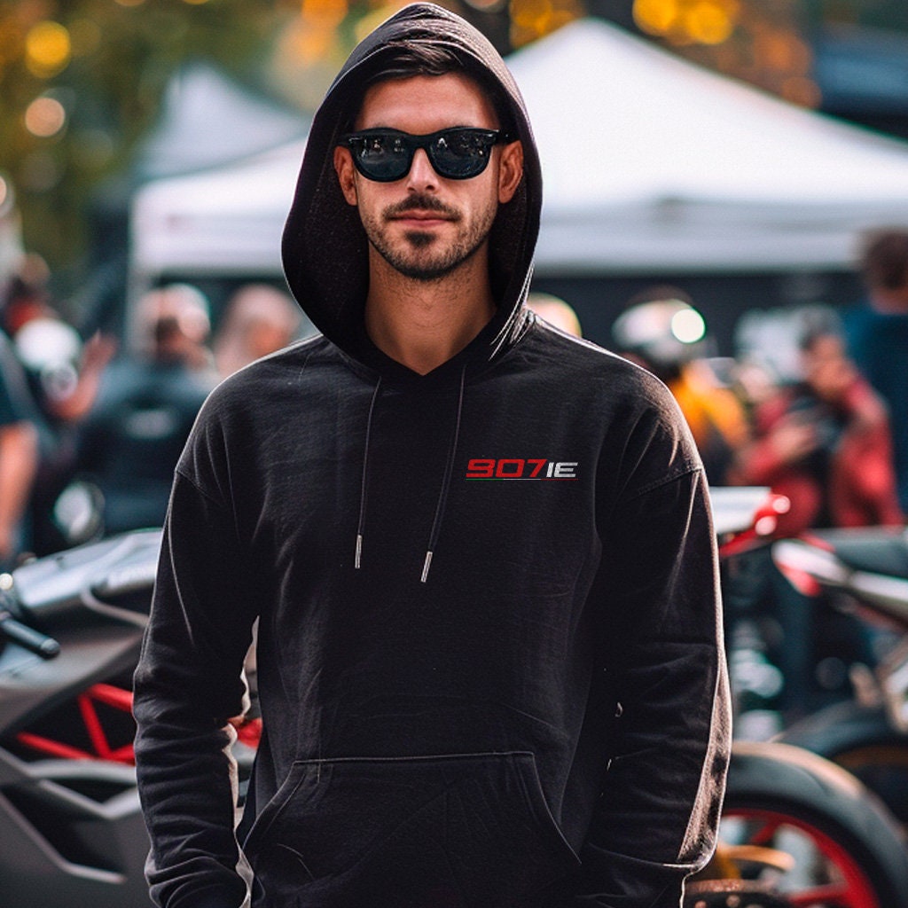 Ducati 907 ie Inspired Hoodie - Motorcycle Sweatshirt for Riders