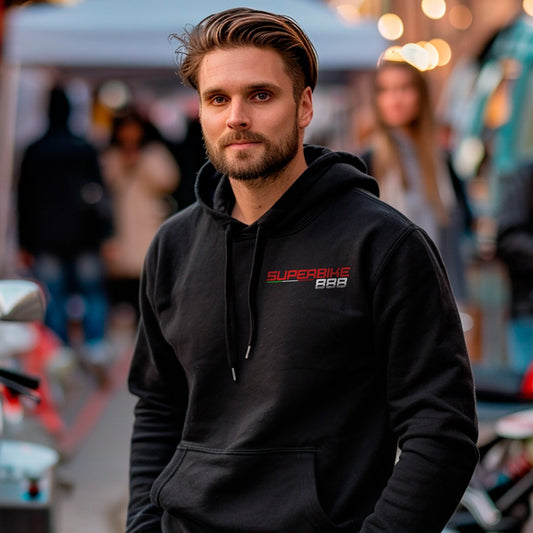 Ducati 888 Inspired Hoodie - Motorcycle Sweatshirt for Riders