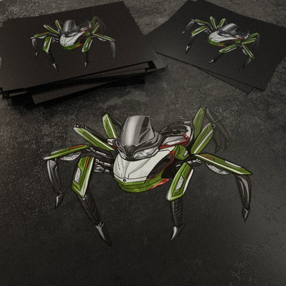 Can-Am Spyder ST 2014-16 Stickers - Set of 3 Motorcycle Decals for Riders