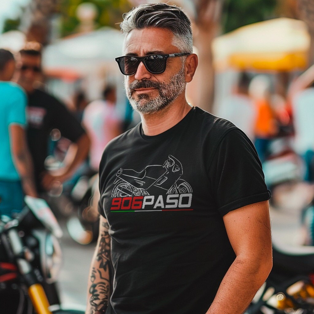 Ducati 906 Paso T-Shirt - Motorcycle Tee Shirt for Riders