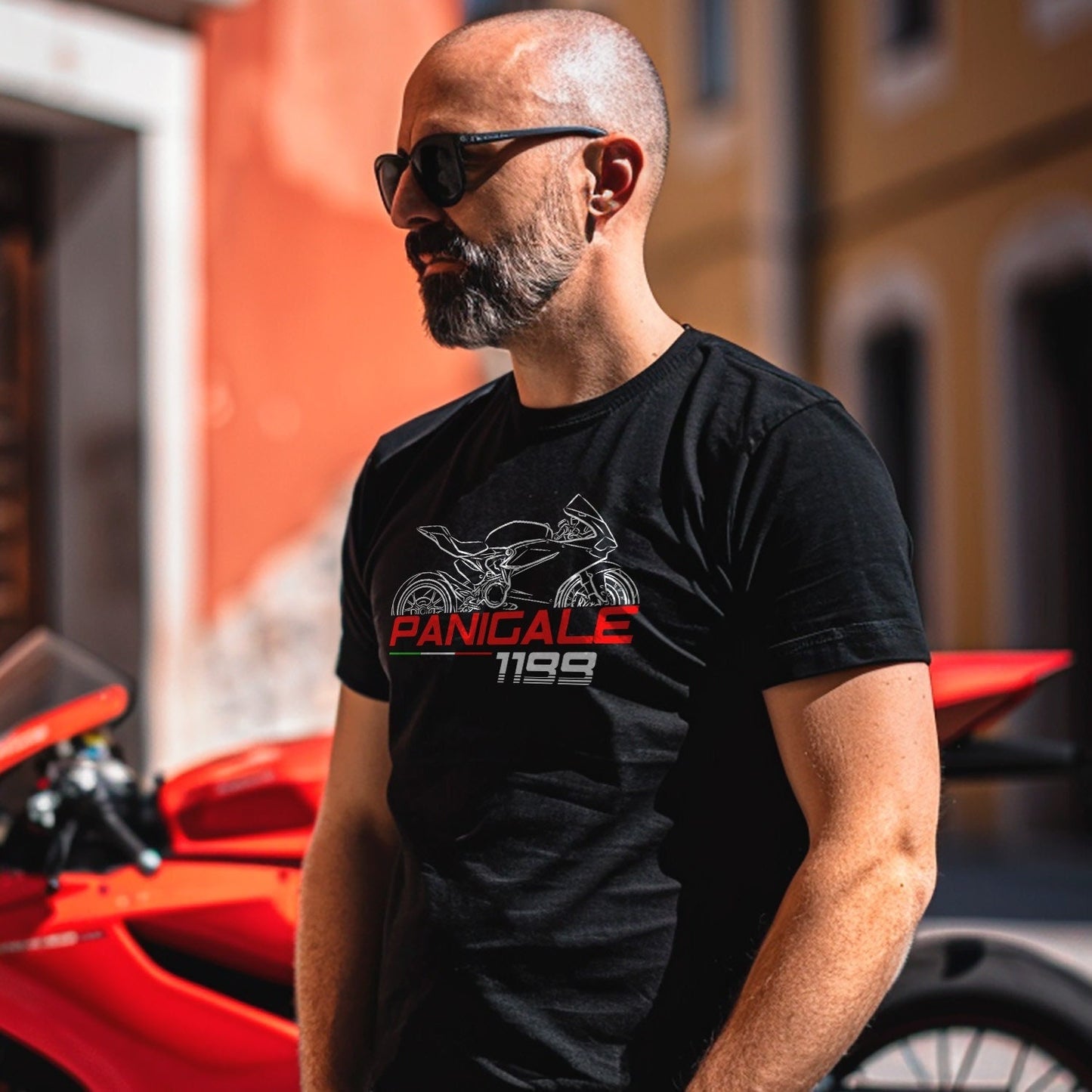 Ducati Panigale 1199 Inspired T-Shirt - Motorcycle Tee Shirt for Riders