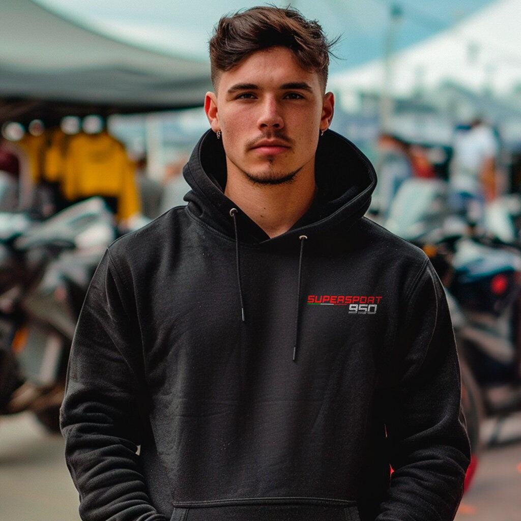 Ducati Supersport 950 Inspired Hoodie - Motorcycle Sweatshirt for Riders