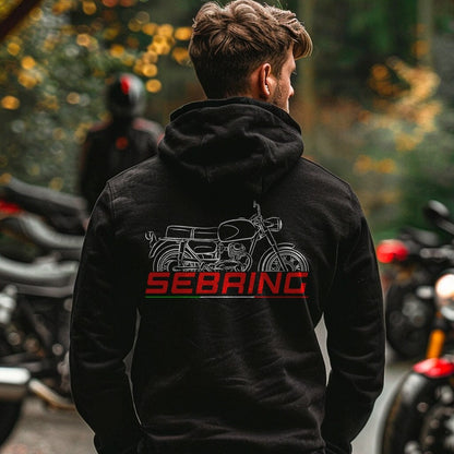 Ducati Sebring Inspired Hoodie - Motorcycle Sweatshirt for Riders