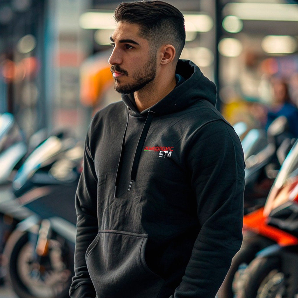Ducati ST4 Inspired Hoodie - Motorcycle Sweatshirt for Riders