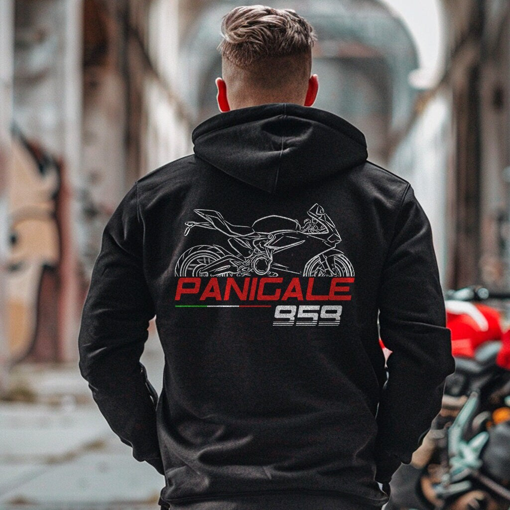 Ducati Panigale 959 Inspired Hoodie - Motorcycle Sweatshirt for Riders