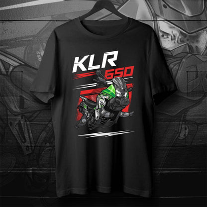 Kawasaki KLR650 2008-10 Inspired T-Shirt - Motorcycle Tee Shirt for Riders