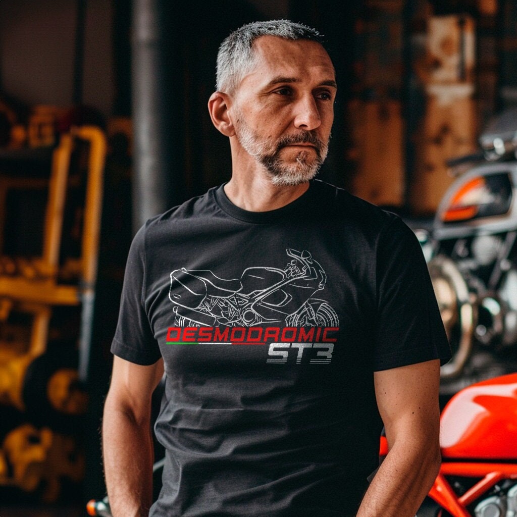 Ducati ST3 Inspired T-Shirt - Motorcycle Tee Shirt for Riders