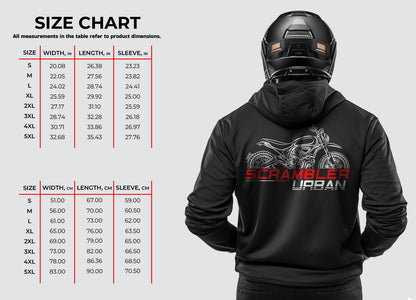 Ducati Scrambler Urban Inspired Hoodie - Motorcycle Sweatshirt for Riders