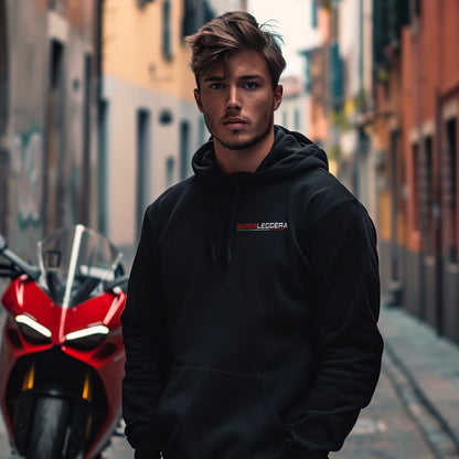 Ducati Superleggera Inspired Hoodie - Motorcycle Sweatshirt for Riders