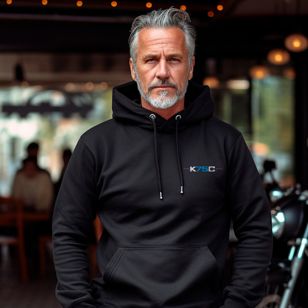 BMW K75C Hoodie - Motorcycle Sweatshirt for Motorrad Riders