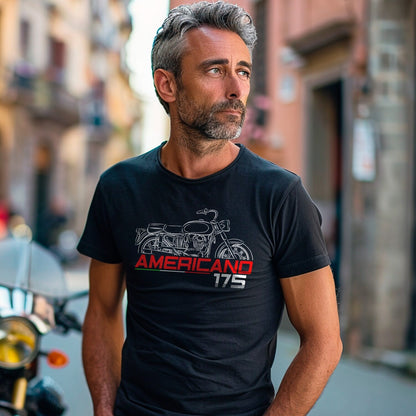 Ducati 175 Americano T-Shirt - Motorcycle Tee Shirt for Riders