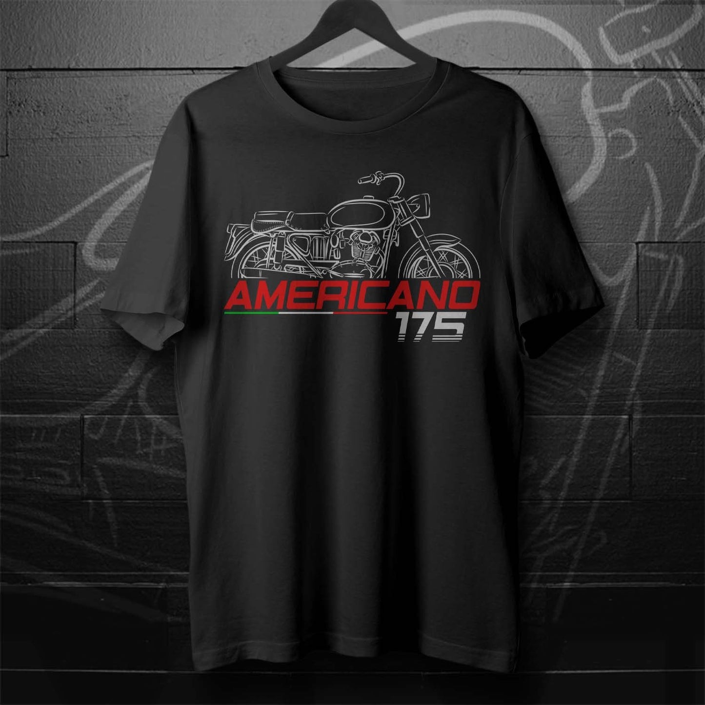 Ducati 175 Americano T-Shirt - Motorcycle Tee Shirt for Riders