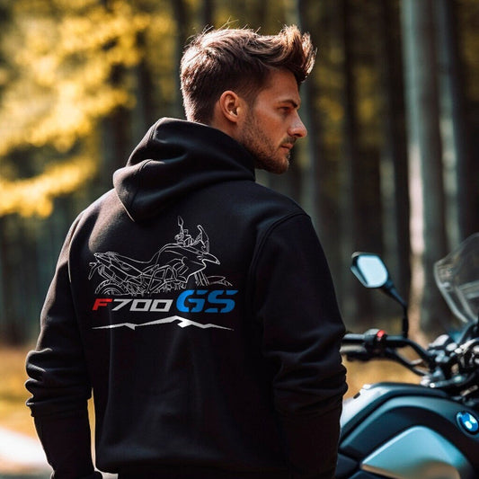BMW F700GS Hoodie - Motorcycle Sweatshirt for Riders