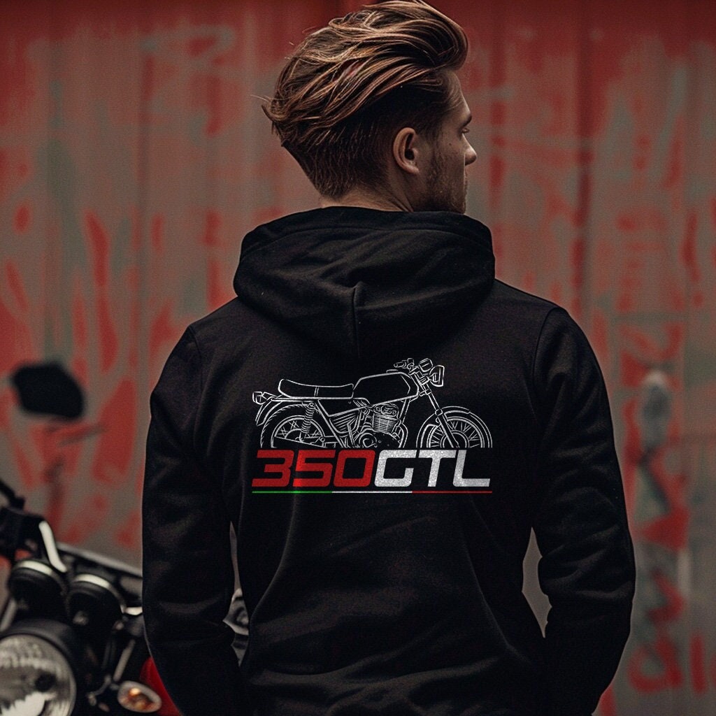 Ducati 350 GTL Inspired Hoodie - Motorcycle Sweatshirt for Riders