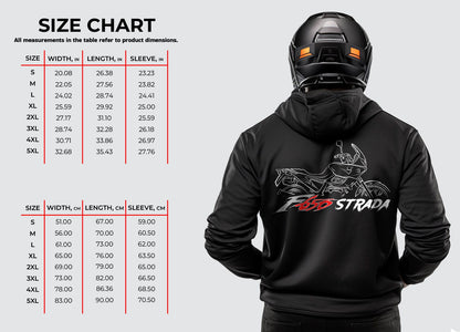 BWM F650ST Strada Hoodie - Motorcycle Sweatshirt for Riders