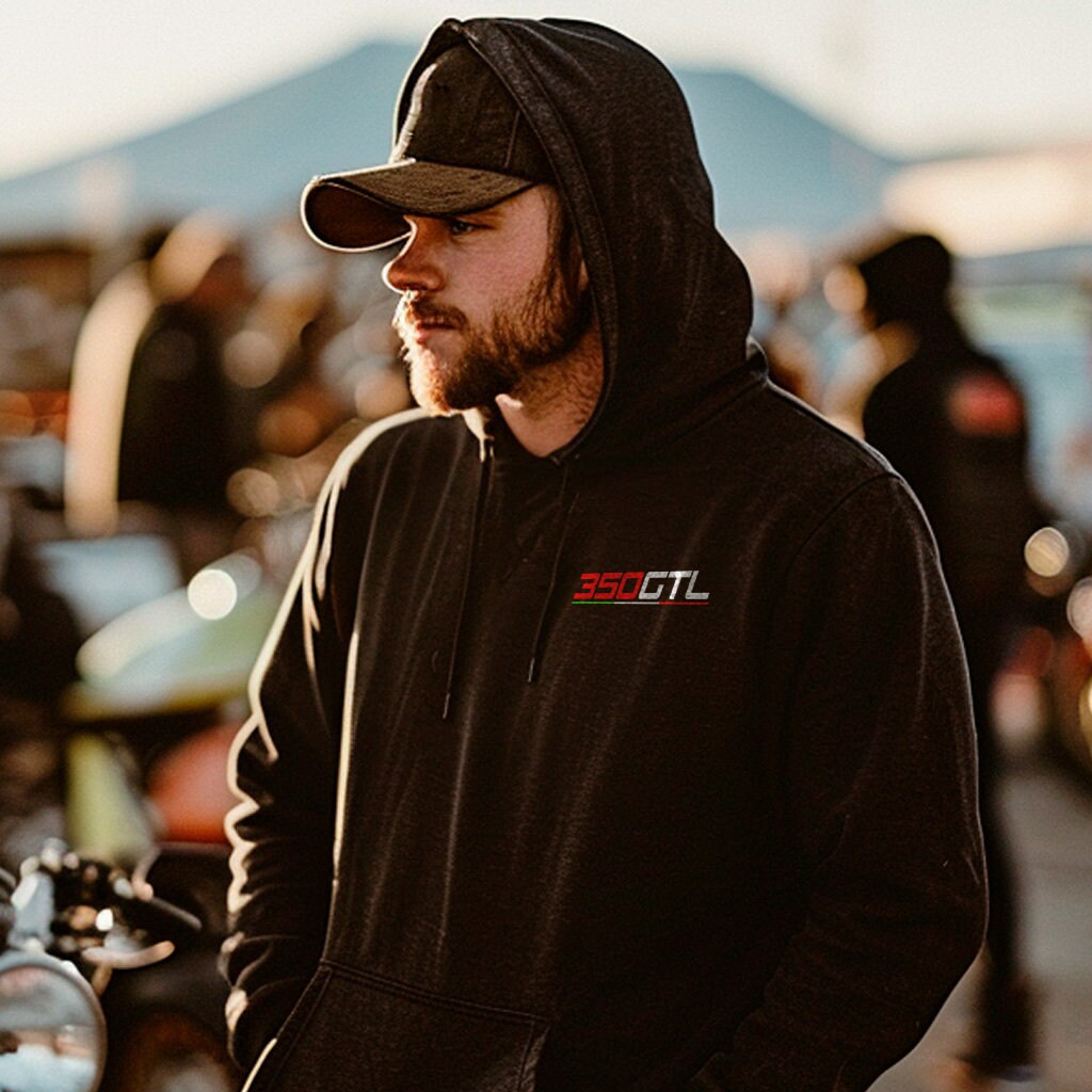 Ducati 350 GTL Inspired Hoodie - Motorcycle Sweatshirt for Riders