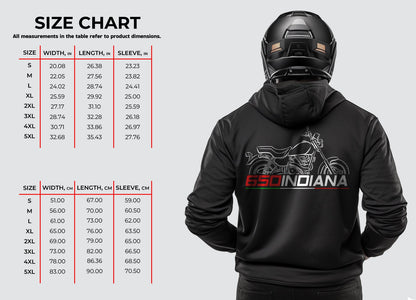 Ducati 650 Indiana Inspired Hoodie - Motorcycle Sweatshirt for Riders