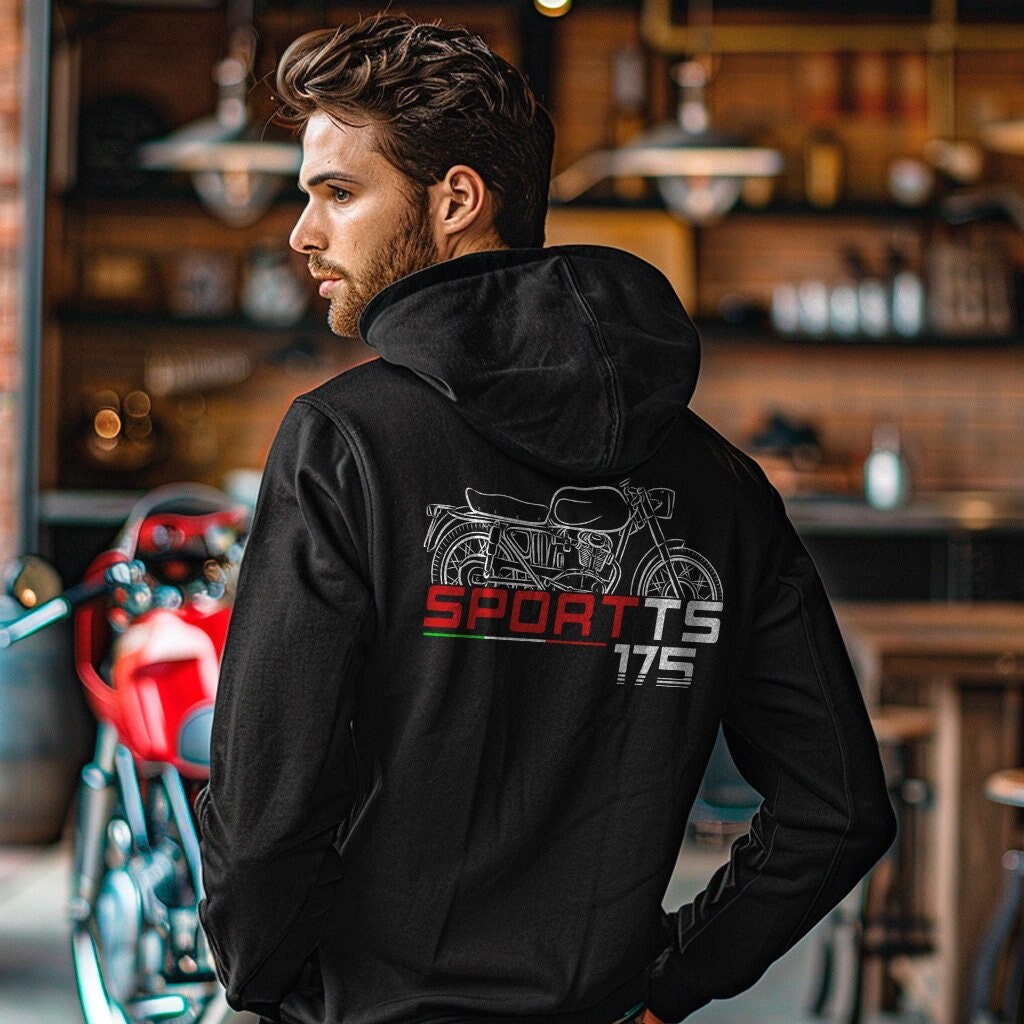 Ducati 175 Sport TS Hoodie - Motorcycle Sweatshirt for Riders