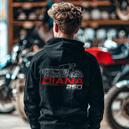 Ducati 250 Diana Hoodie - Motorcycle Sweatshirt for Riders