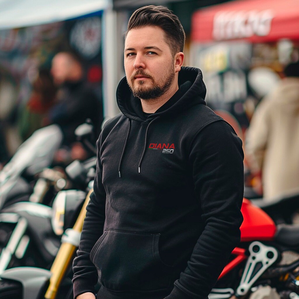 Ducati 250 Diana Hoodie - Motorcycle Sweatshirt for Riders
