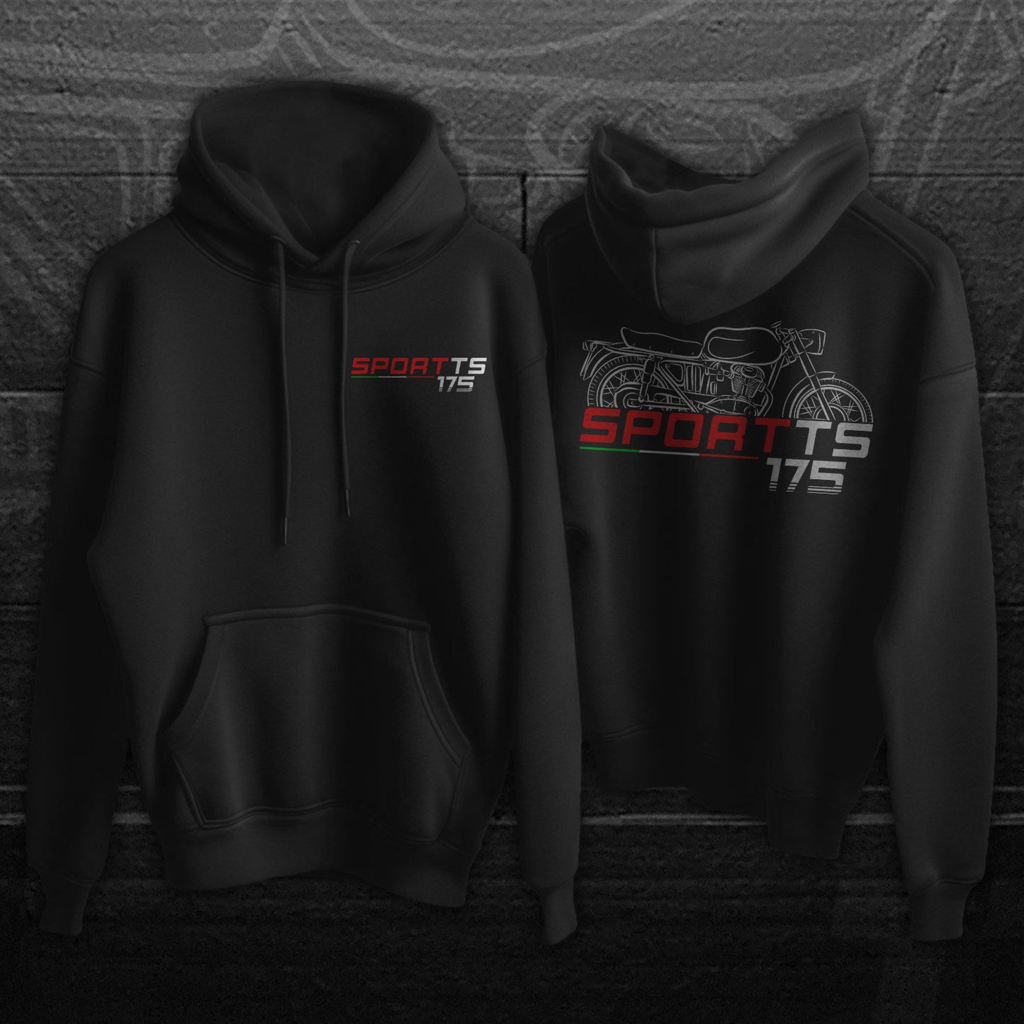 Ducati 175 Sport TS Hoodie - Motorcycle Sweatshirt for Riders