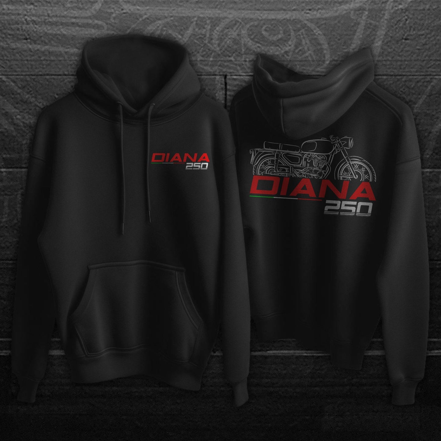 Ducati 250 Diana Hoodie - Motorcycle Sweatshirt for Riders