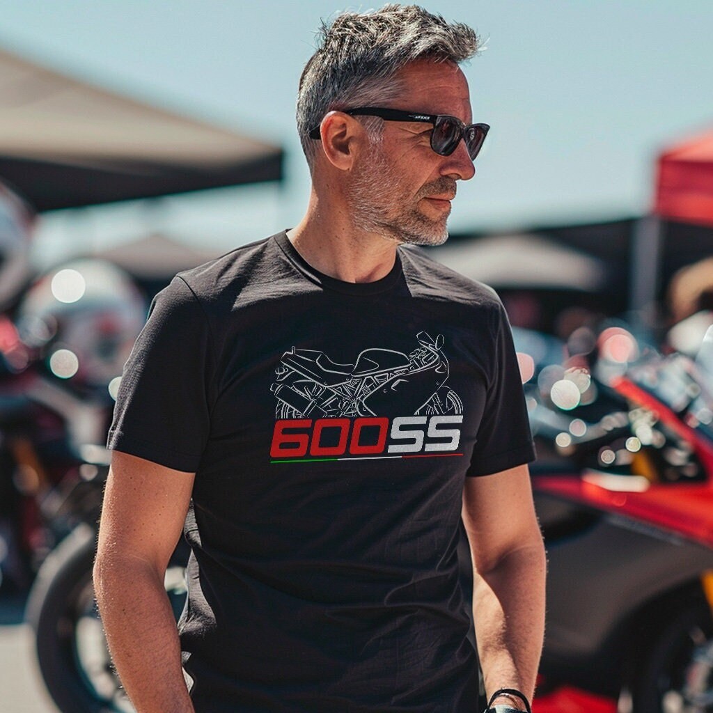 Ducati 600SS Inspired T-Shirt - Motorcycle Tee Shirt for Riders