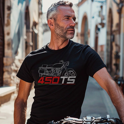 Ducati 450 TS 1971 Inspired T-Shirt - Motorcycle Tee Shirt for Riders