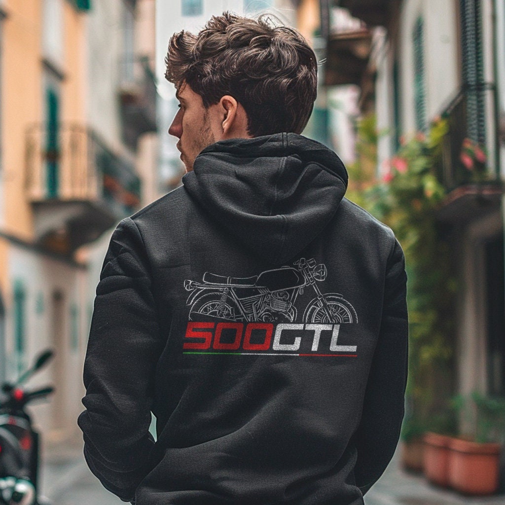 Ducati 500 GTL Inspired Hoodie - Motorcycle Sweatshirt for Riders