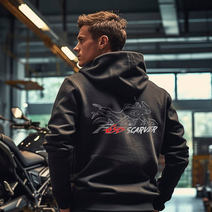 BMW F650CS Scraver Hoodie - Motorcycle Sweatshirt for Riders